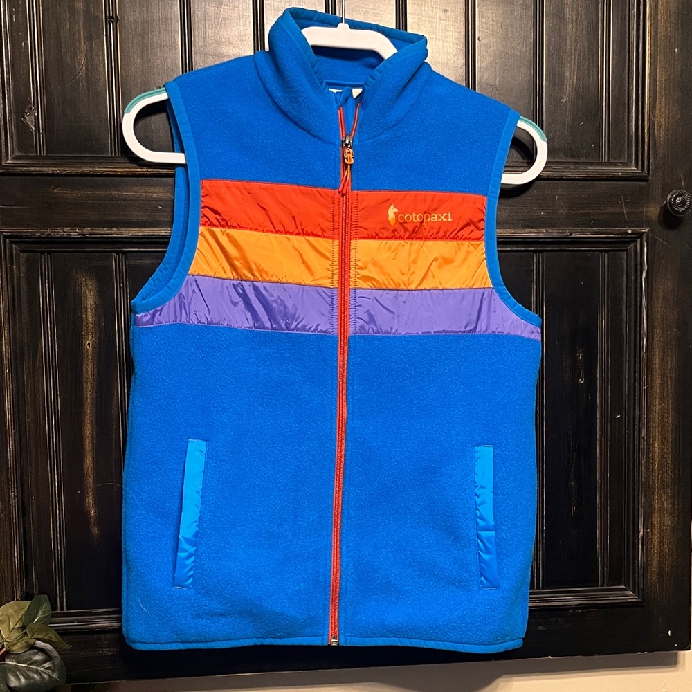 Cotopaxi Blue Fleece Vest